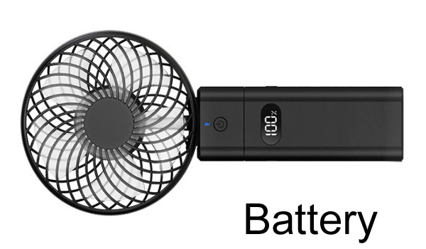 Fan from 1m³ to 6m³